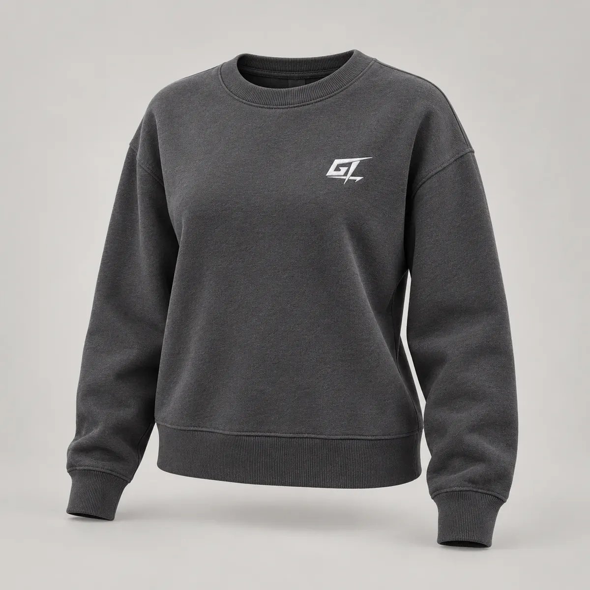 GT Off-Road Women's GT Crewneck, Charcoal