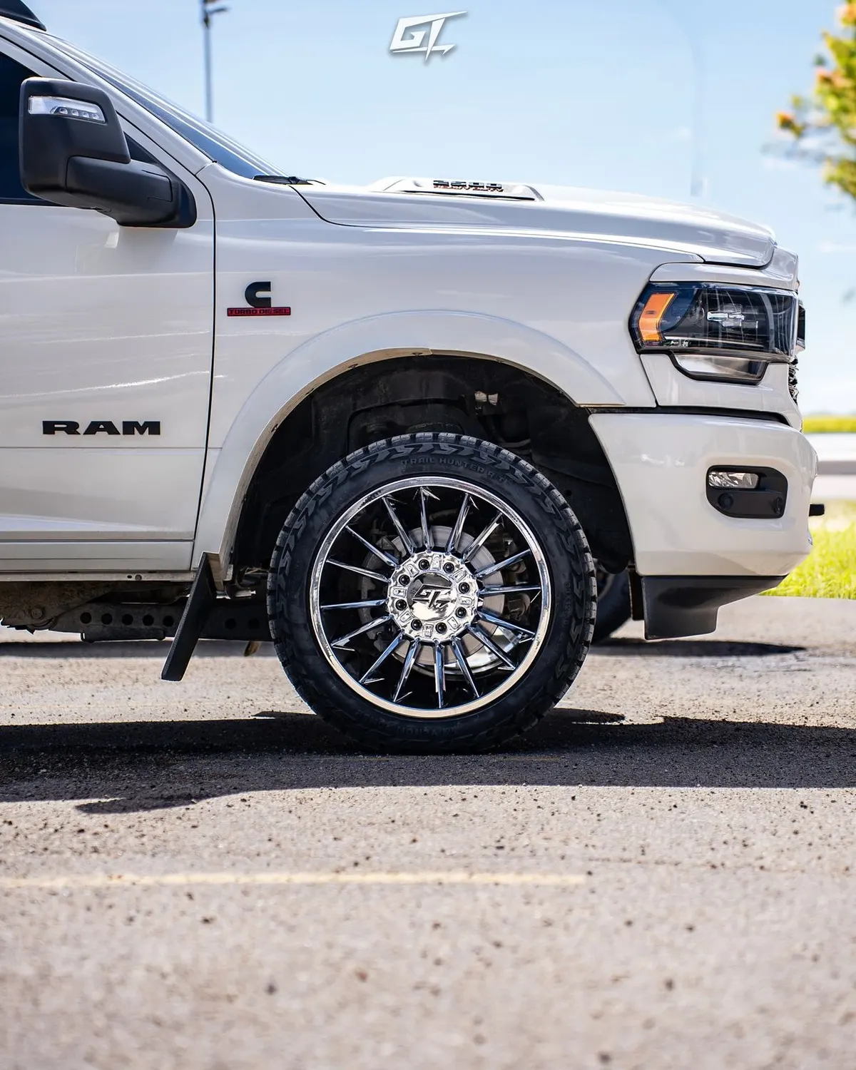 Ram Heavy Duty on GT Off-Road Stark wheels in Chrome